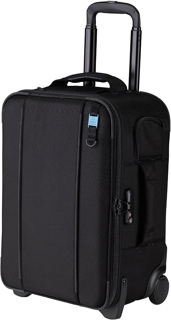 Tenba Roadie Carry-on Compatible Air Case Roller 21 for DSLR and Mirrorless Cameras and Lenses Black (638-715)