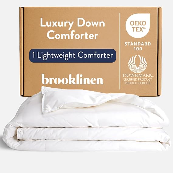 Brooklinen Down Comforter Hotel-Quality Warmth, Breathable - King/Cali King