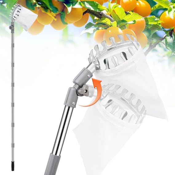 4.2M Fruit Picker with Telescopic Handle, Pro Picker for Easy Harvesting