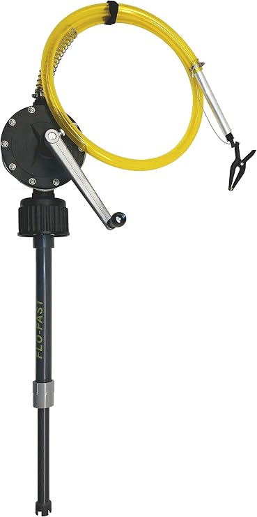 Pro Pump, 8GPM, Telescoping Draw Tube, fits Containers and Barrels, Portable, Durable, Made in USA Marine, ATV, Automotive, Agriculture