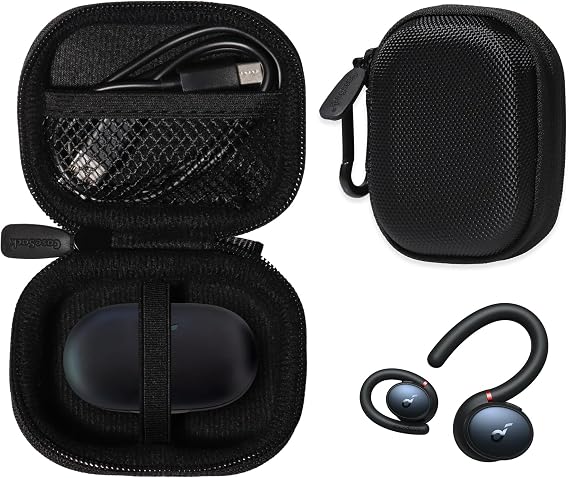 Case for Soundcore by Anker, Soundcore Sport X10 True 5.2 Workout Headphones (Black)