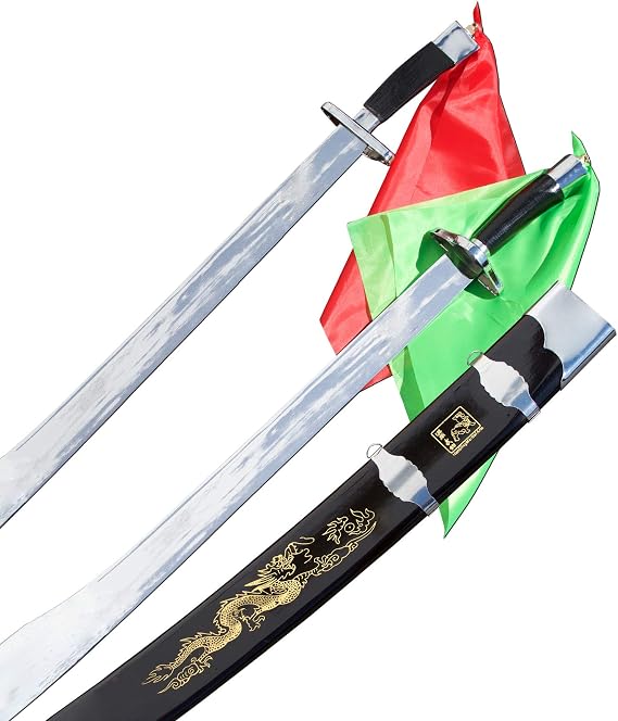 Wushu Kung Fu Twin Broadsword (Shuang Dao) - for Tai Chi, Shaolin, Martial Arts. Wss011