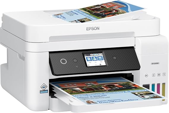 Epson Workforce ST-C4100 Wireless Inkjet Multifunction Printer - Color | Wireless connectivity, Wi-Fi connectivity