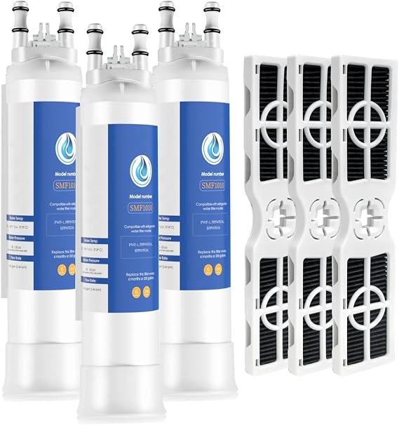 FPPWFU01 Water Replacement & Pure Air AF-2, 3 Pack | Compatible with EPPWFU01, PureAdvantage PurePour PWF-1, FPPWFU01
