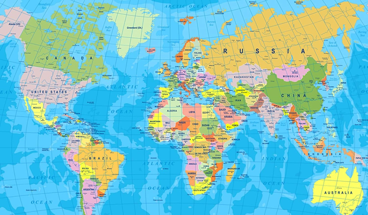 Wooden Jigsaw Puzzle, 1000 Pieces, Standard World Map, Very Challenging, Adult And Teen Puzzle Game, Educational Gift, Ages 6