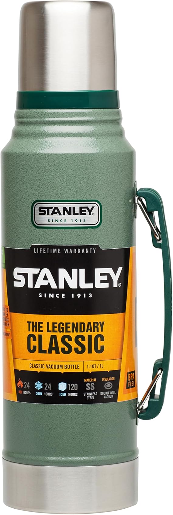 Stanley Classic Legendary Vakumlu Çelik Termos, 1 L