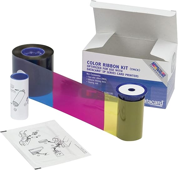 Datacard 534000 002 Color Ribbon & Cleaning Kit YMCKT 250 Prints (534000-002)