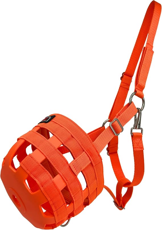 BARN & STABLE Horse Grazing Muzzle for Easy Breathe, Comfortable Muzzle Grazing for Horses with Adjustable Straps, Buckles, Suitable for Precaution of Laminitis