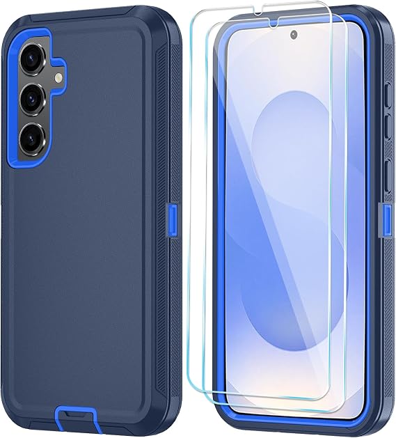 ONOLA for Samsung Galaxy S25 Case, 3-Layer Cover, DarkBlue