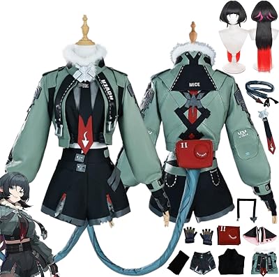 Zenless Zone Zero Jane Doe Cosplay Costume Outfit Game Character Uniform Wig Full Set Halloween Dress Up Suit