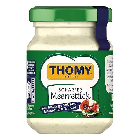 German Horseradish Thomy Scharfer Meerrettich 145g From Germany