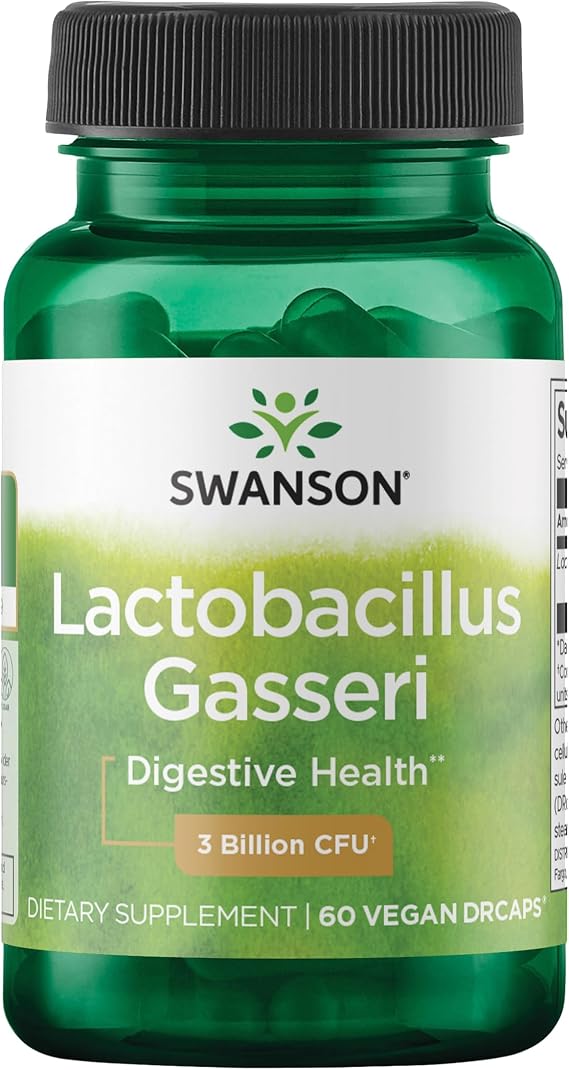 Swanson Lactobacillus Gasseri Probiotic for Adults, 60 Vegan Capsules