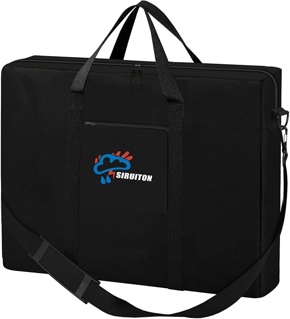 SIRUITON Folding Table Storage Bag Fits 4FT Tables, Thick 600D Oxford