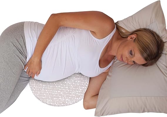 Boppy Wedge Pregnancy Pillow - Compact Support Wedge Maternity Pillow for Back, Knees, Pelvic Floor at Home, Office & Travel with Washable Knit