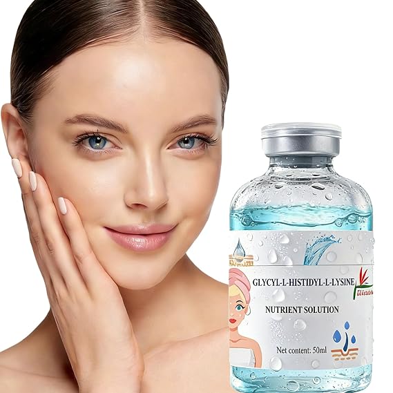 Elitzia GHK-Cu Peptide Face Serum, Smoothing Anti-Aging for Facial Sprayer | Professional Clinical Strength Serum, Minimizes Pores Fine Lines, Anti-Wrinkle, 1.69 fl.oz/50ml Esthetician Grade Serum Salon
