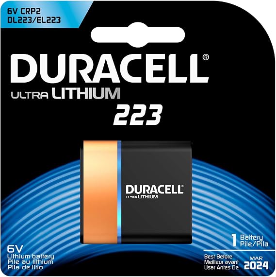 Duracell 12210 DL223ABU 6V Lithium