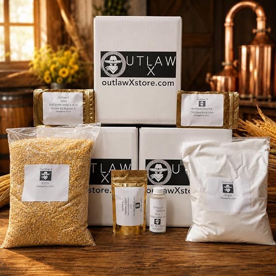 Outlaw X Peach Moonshine Mash Recipe Kit