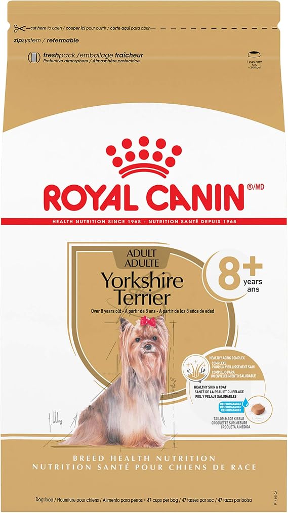 ROYAL CANIN Yorkshire Terrier Adult 8+ Dry Dog Food for Aging Dogs