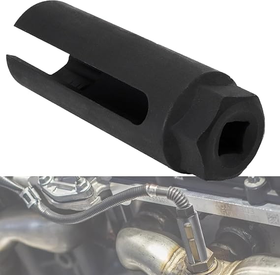 Oxygen Sensor Socket with Side Wire Cutout