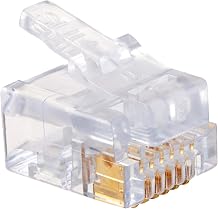 Platinum Tools 100026B EZ-RJ12/11 Connector, 100-Pack
