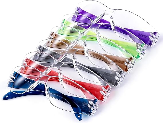 antools 6 Pack Kids Safety Glasses, ANSI Z87.1 & EN166 Certified Youth Protective Eyewear, Anti-Fog UV Protection, Scratch-Resistant, Lightweight for School, DIY & Outdoor Activities, Multicolor