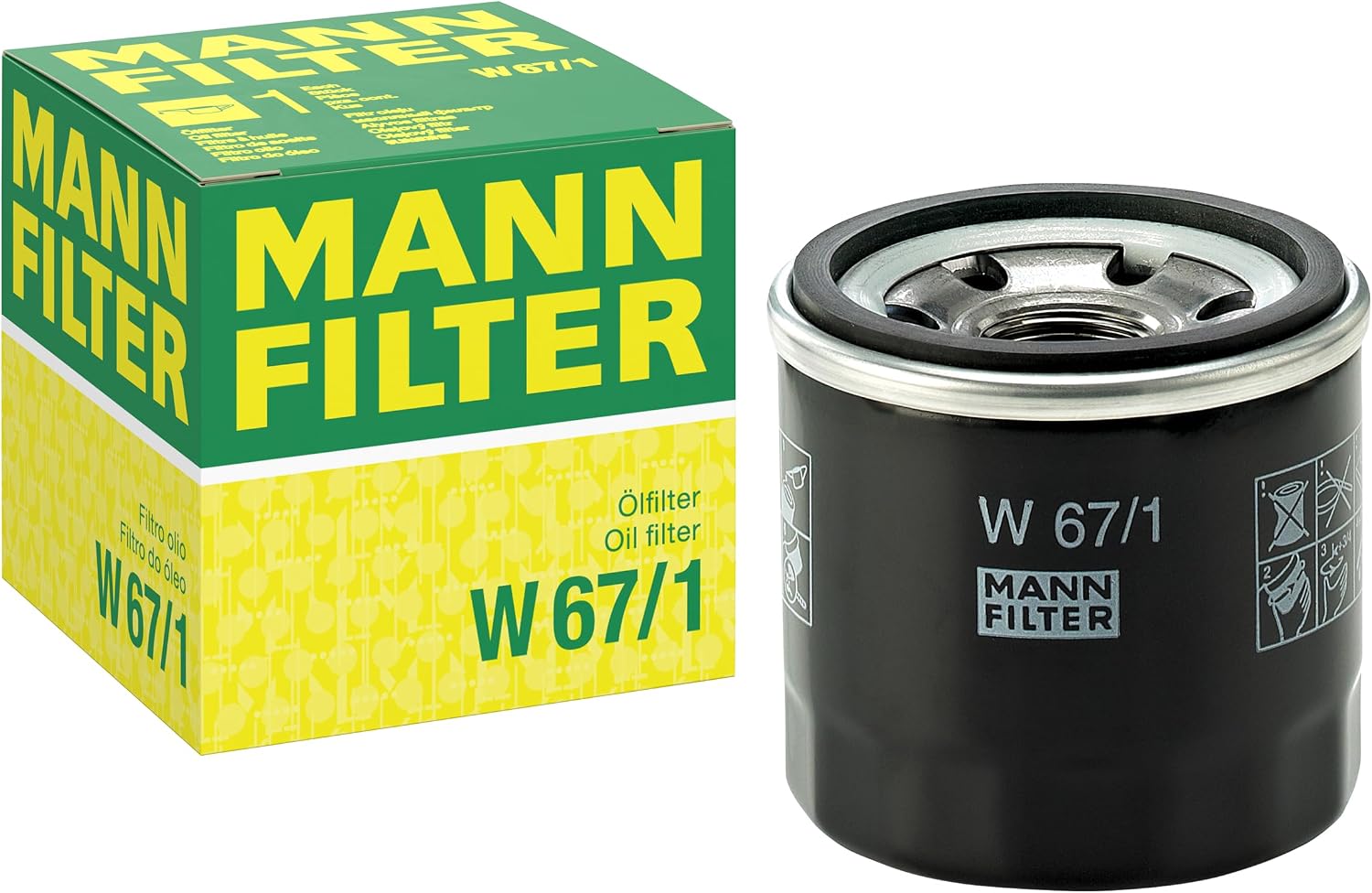 Mann Filter W 671 Yağ Filtresi Nissan - KIA