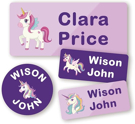 304 Personalized Daycare Labels with Name,Custom Waterproof Sticker