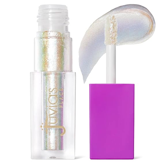 Juvia's Place Culture Duochrome Liquid Eyeshadow - Multi-colored Glitter Liquid Eye Makeup for Shine, Sparkly Makeup for Eyes, Women's Glitter Makeup Kit Addition (Fula)