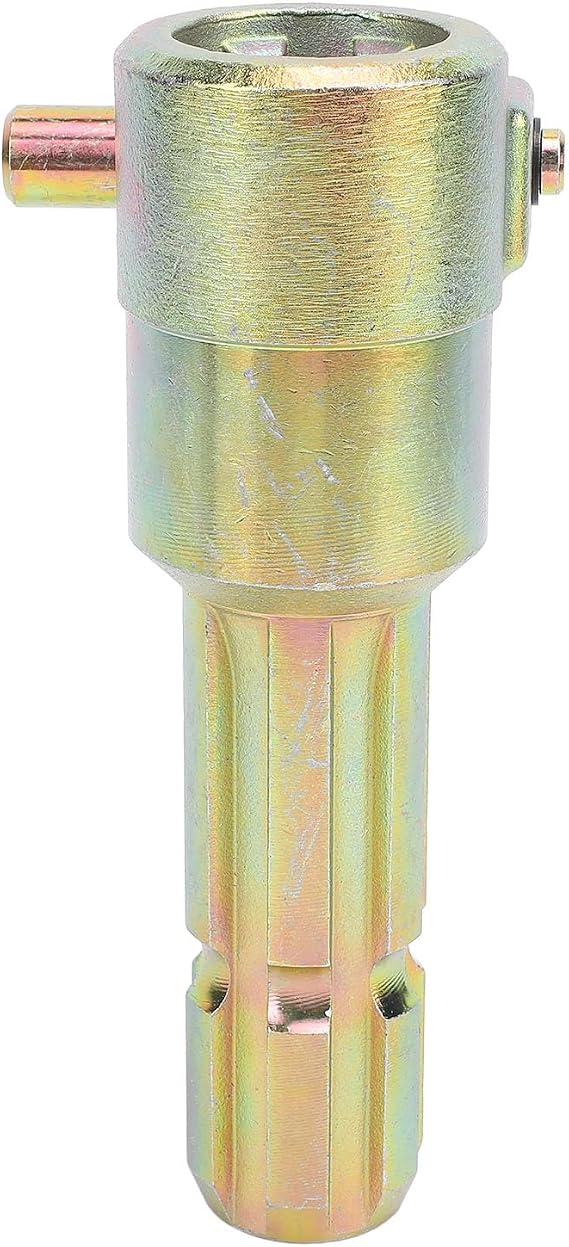 PTO Extender Adapter PA09 Heavy Duty Metal PTO Shaft Extension 1 3/8in 6 Spline Quick Release for 70hp Tractors Agricultural Equipment