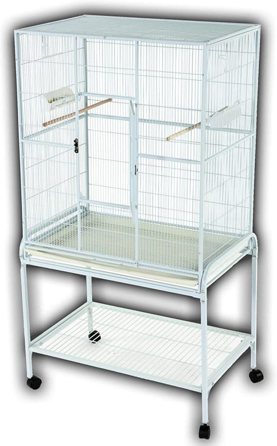 A&E Cage Company Flight Bird Cage in White