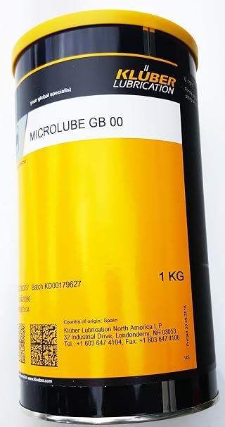 Kluber Microlube GB 00 Fluid Gear Grease 1 Kg Can