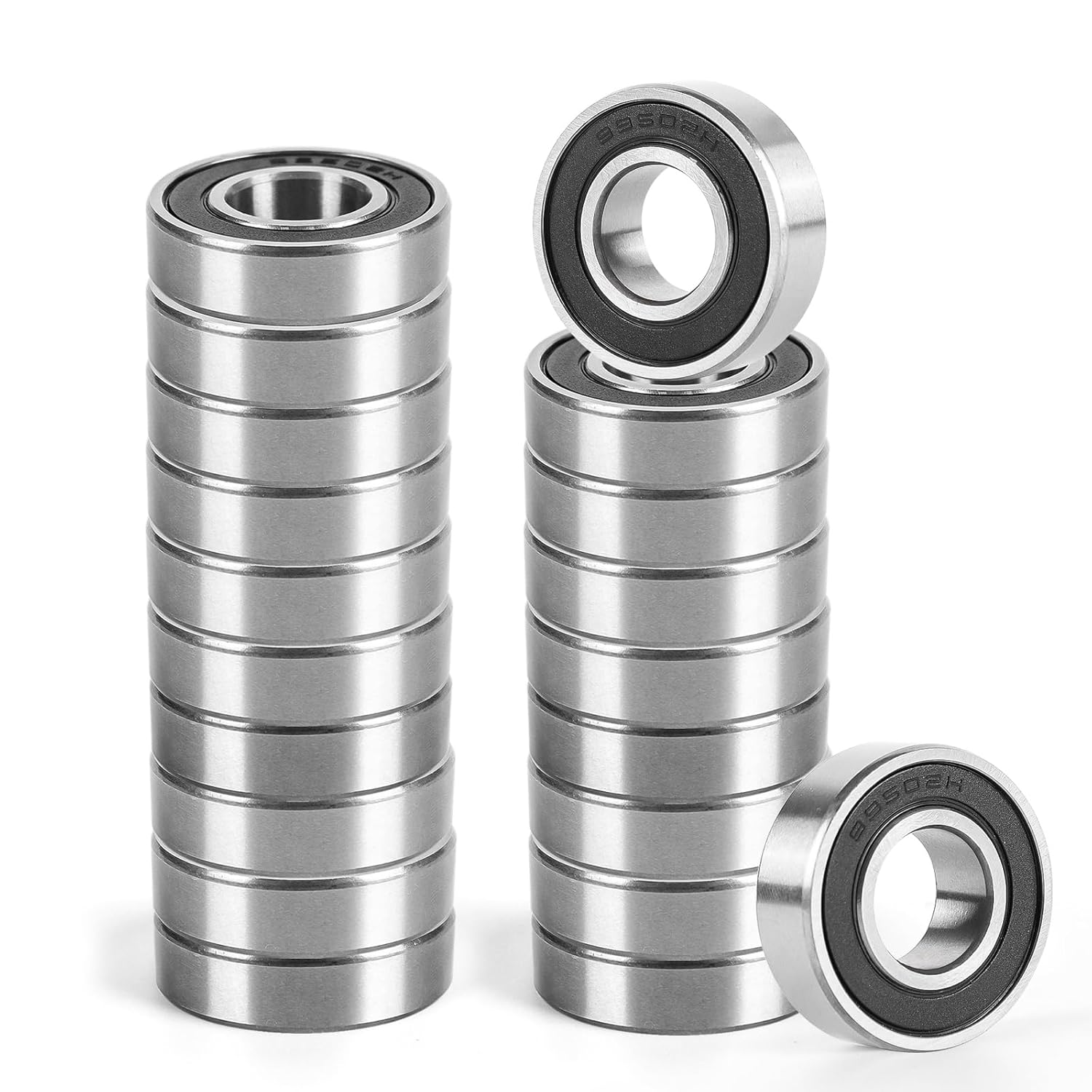 2x Rillenkugellager R8-2RS – 12,7 X 28,575 X 7,938 Mm, GCr15, P0 Z2, Beidseitig Abgedichtet – Für Motoren, Geräte & Industrielle Anwendungen