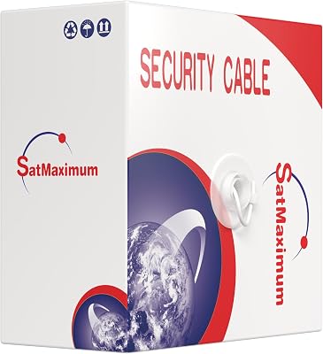Cables Direct Online 500ft Stranded 228 Alarm CCA Cable for Low Voltage LED, Burglar System, Fire Detector, Security Station, Door Bell, 22AWG 8 Conductors Wire