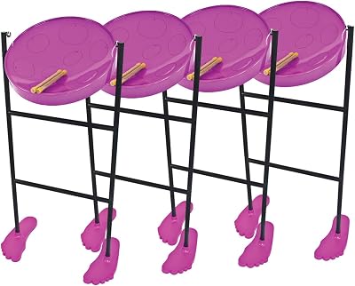 Panyard Steel Drum, Purple JJ1058-PU-4PK