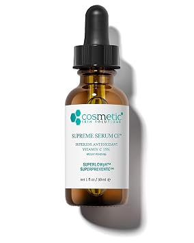Supreme Serum CE Vitamin C Face Serum with Vitamin E & Hyaluronic Acid Antioxidant Rich Anti-Aging & Hydrating Formula 1 fl oz