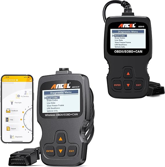 ANCEL Classic Enhanced Universal OBD II Scanner Car Engine Fault Code Reader CAN Diagnostic Scan Tool-Black