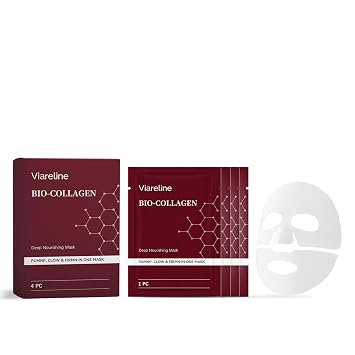 Bio-Collagen Deep Nourishing Face Mask, 4 Sheets
