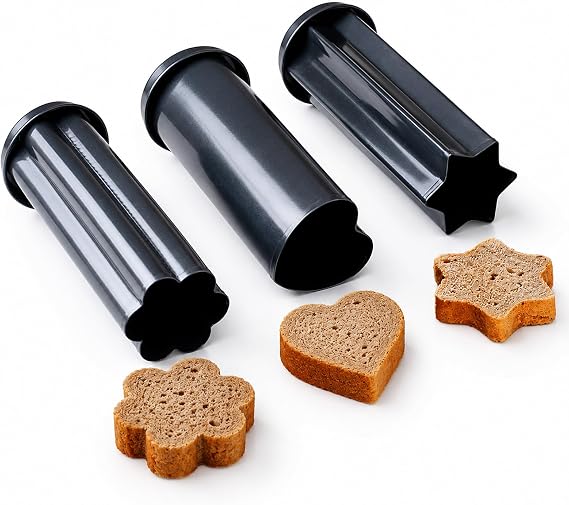 Birkmann Party Bread Baking Tubes Set Anthracite 22 x 9 cm Carbon Steel Set of 3