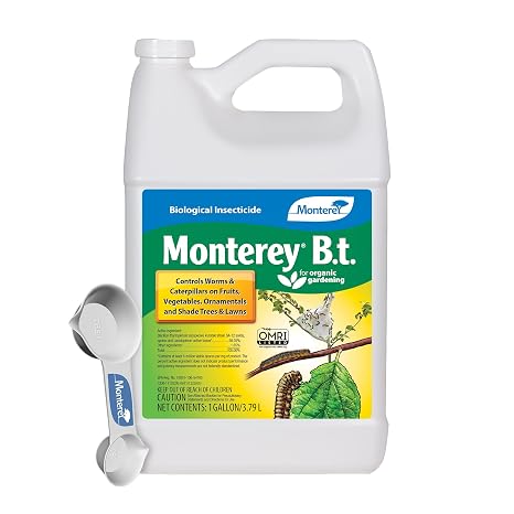 Monterey B.t. Biological Insecticide, 1 Gal with Spoon