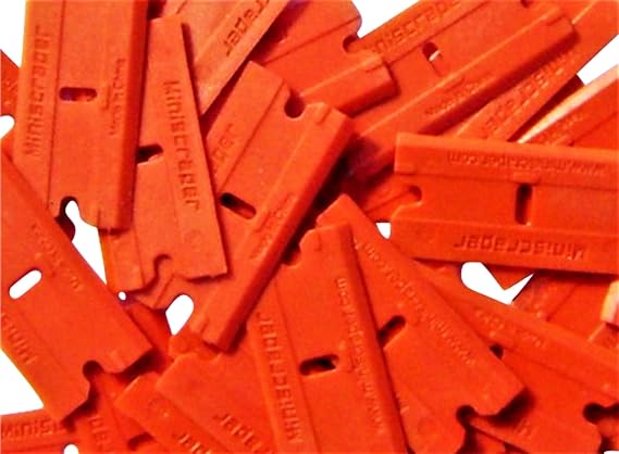 Plastic Razor Blades - 50 Pack- Double Edged
