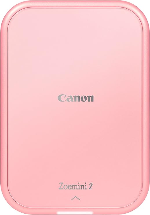 Canon Zoemini 2: Big moments, mini prints – compact, wireless photo printer – instant printing from smartphone – Bluetooth 5.0 & C type fast charging – ideal for travel (pink gold)