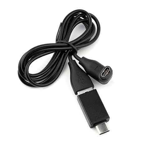 USB Charging Cable with USB-C Adapter for Garmin Golf GPS Watches, Compatible with Approach G12 S10 S12 S40 S42 S60 S62 S70 X10