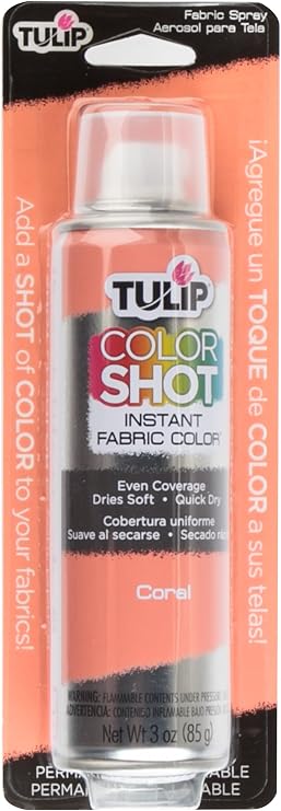 Tulip ColorShot Instant Fabric Color 3oz. Coral