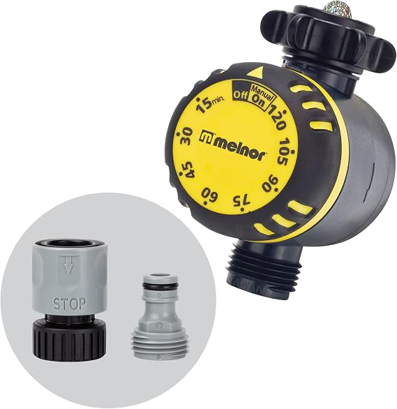 Melnor Mechanical Water Timer: Up to 2 Hour Runtime, Automatic Shut-Off