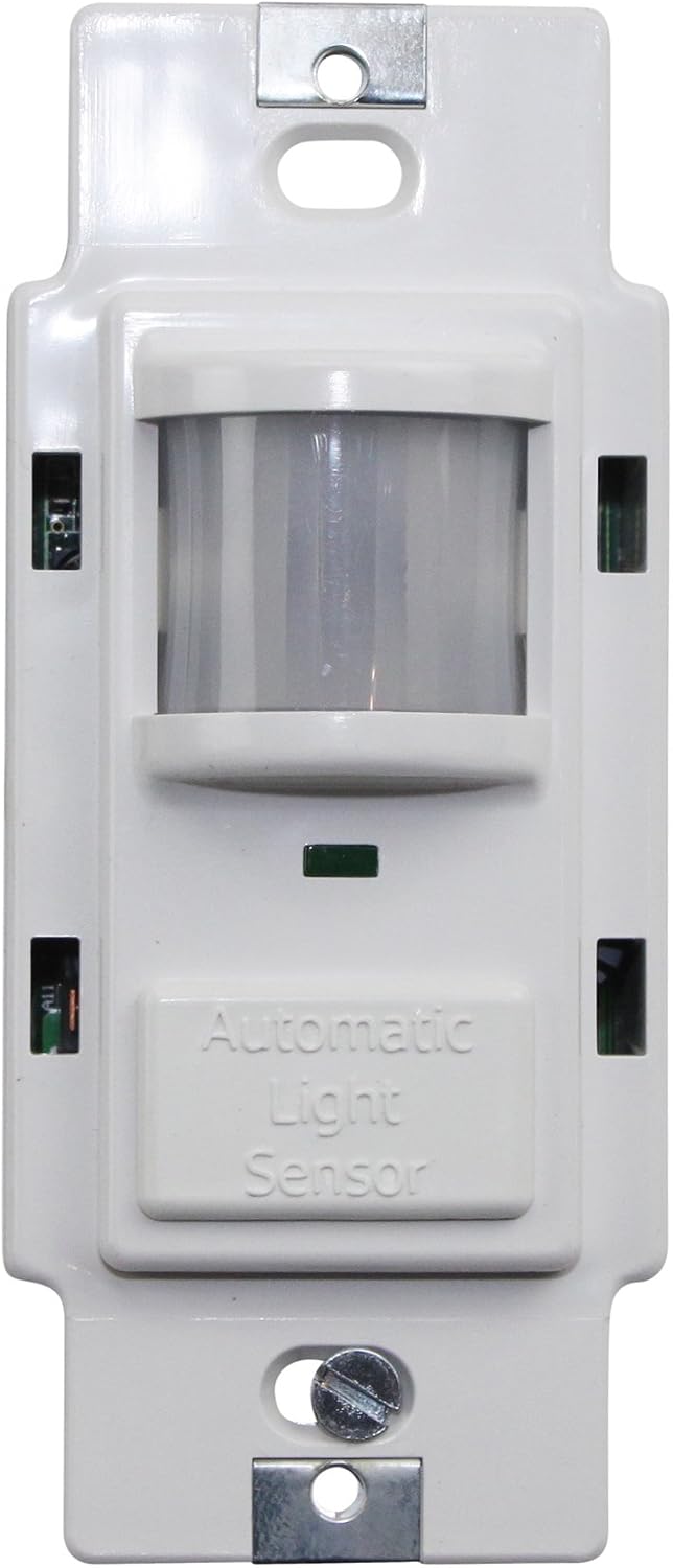 Sensor Switch Wsd Pdt Vn White Wall Switch Occupancy Sensor Decorator Pdt Passive Dual Technology Vandal Resistant Lens 120277