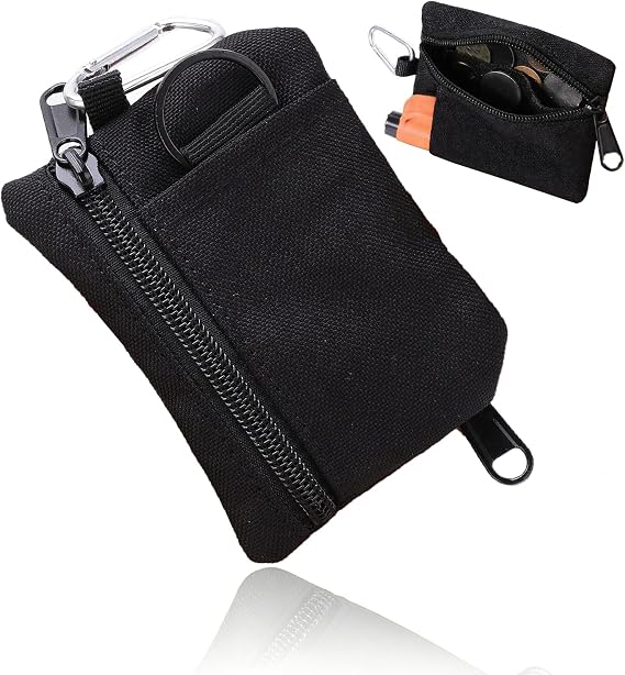1pcs Black Mini EDC Pouch Bags for Outdoor