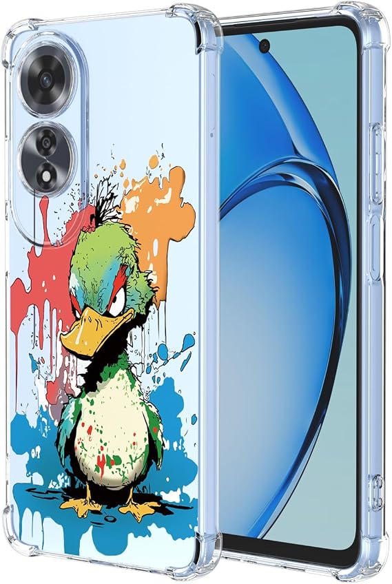 YUXING Transparent Case for Honor Magic 8 Pro / Magic8 Pro - Cute Cool Pattern Design Thin Protective Case Soft Clear TPU Shockproof Bumper Mobile Phone Case (Duck)