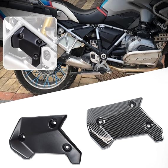 Compatible Models B-MW R1200GS R1250GS R1200 GS RC Adventure Exhaust Flap Cover Upper Frame Infill Middle East Side Panel BMW GS 1200 1250 GS Adv Black