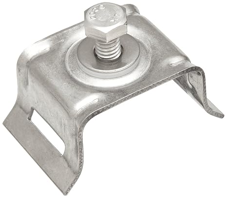BAND-IT D02189 200/300 SS Flared Leg Single Bolt Brack-It, 3/4 in, 50 Count