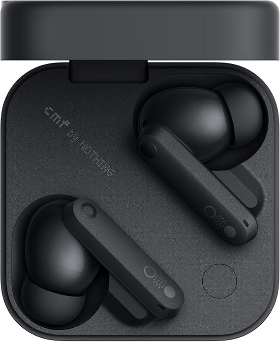 CMF by Nothing Buds Pro 2 – Kablosuz Kulaklık, HiFi Ses, 50 dB Akıllı Aktif Gürültü Azaltma, 6 HD Mikrofon ve Uzay Ses Efekti - Koyu Gri